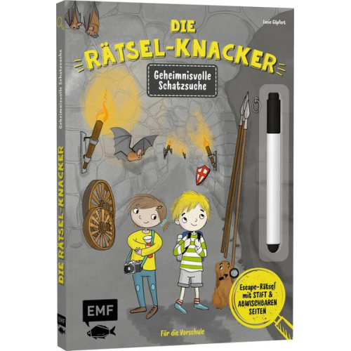 Die Rätsel-Knacker – Geheimnisvolle Schatzsuche (Buch mit abwischbarem Stift)