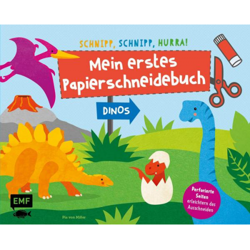 109654 - Schnipp, schnipp, hurra! Mein erstes Papierschneidebuch – Dinos