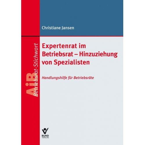 Christiane Jansen - Expertenrat im Betriebsrat - Hinzuziehung von Spezialisten