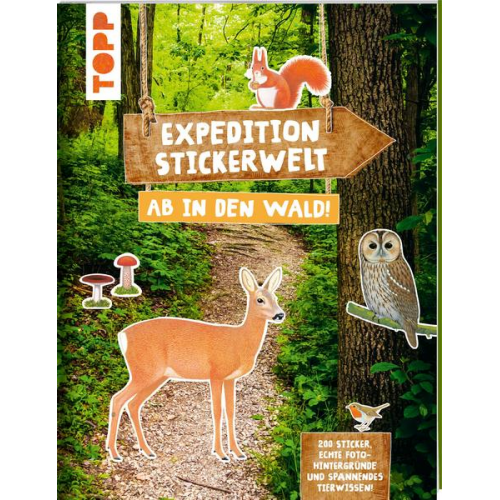 Frechverlag - Expedition Stickerwelt - Ab in den Wald!