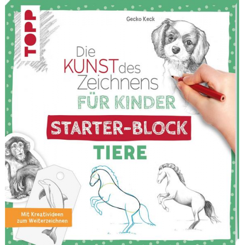 73558 - Die Kunst des Zeichnens für Kinder Starter-Block - Tiere