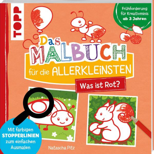 Natascha Pitz - Das Malbuch für die Allerkleinsten - Was ist rot?