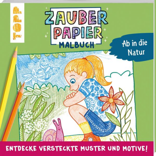 22480 - Zauberpapier Malbuch Ab in die Natur