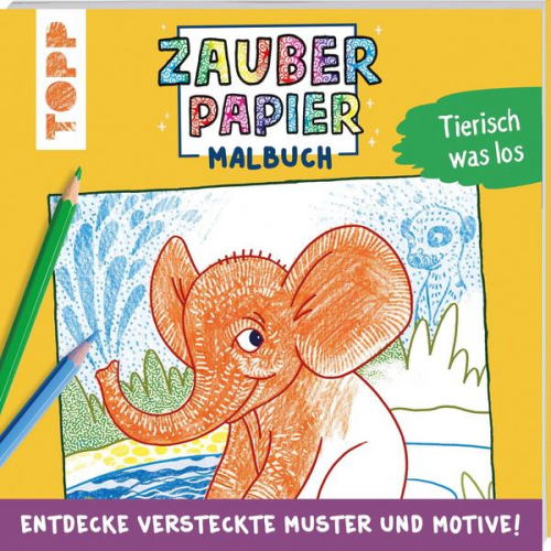 108887 - Zauberpapier Malbuch Tierisch was los