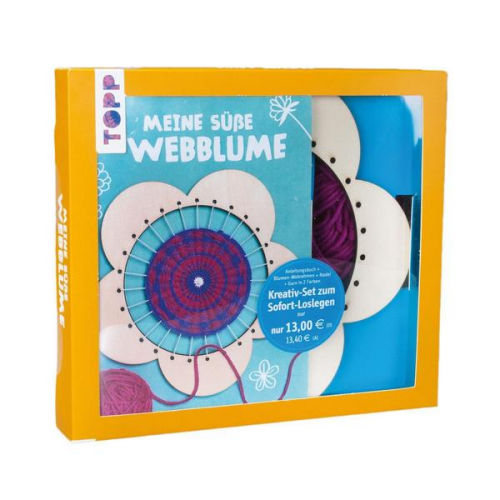 Sabine Heintzen - Kreativ-Set Meine süße Webblume (Buch + Material)