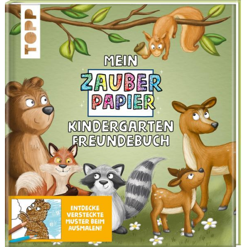 66586 - Mein Zauberpapier Kindergarten Freundebuch Wilde Waldtiere