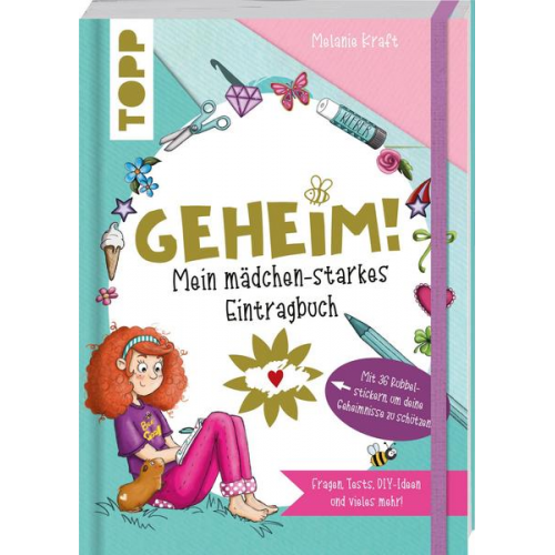 57732 - Geheim! Mein mädchen-starkes Eintragbuch