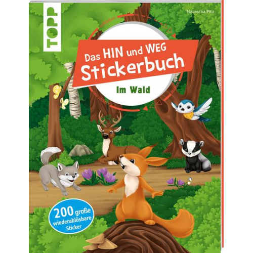 72957 - Das Hin-und-weg-Stickerbuch Im Wald