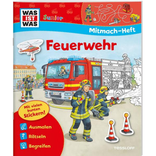 77378 - WAS IST WAS Junior Mitmach-Heft Feuerwehr