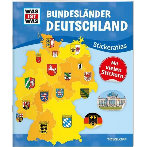 Lisa Hebler & Lorena Lehnert - WAS IST WAS Sticker-Atlas Deutschland