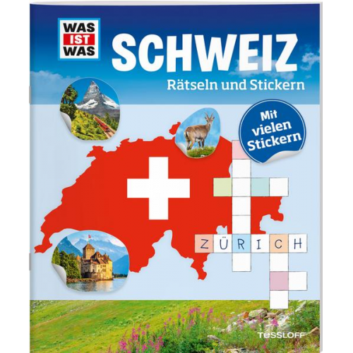 WAS IST WAS Rätseln und Stickern: Schweiz