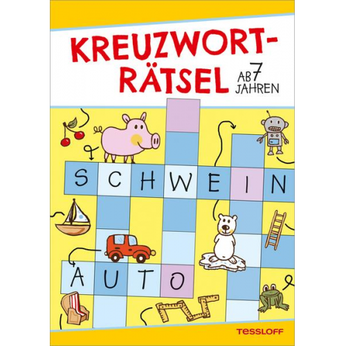 Die Rätselschmiede Christine Reguigne - Kreuzworträtsel ab 7 Jahren(Gelb/Schwein)