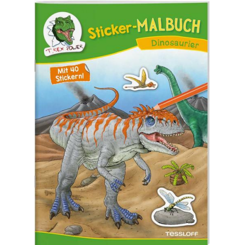 20225 - Sticker-Malbuch Dinosaurier