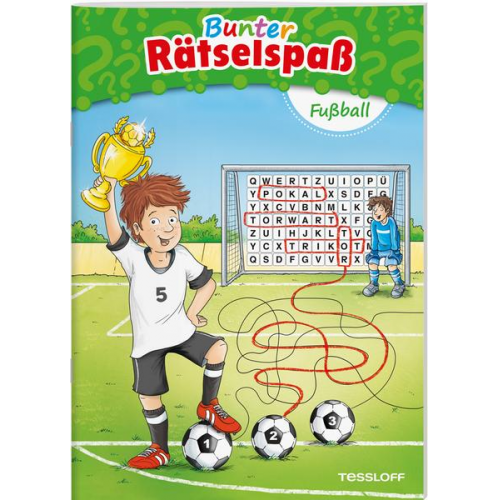 Bunter Rätselspaß Fußball ab 7 Jahren