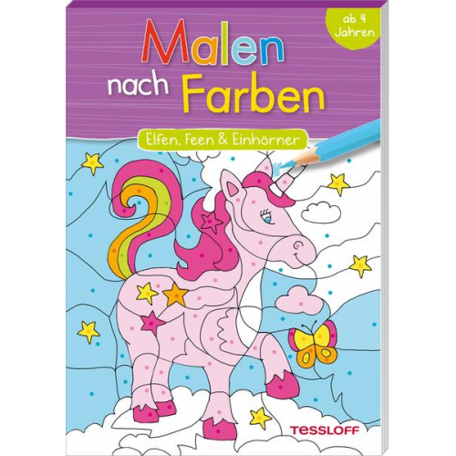 Malen nach Farben Elfen, Feen und Einhörner