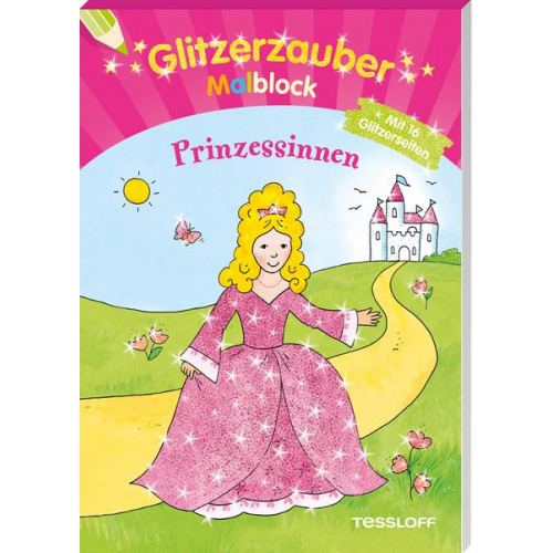 Glitzerzauber-Malblock Prinzessinnen