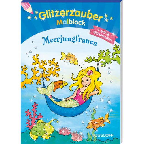 Glitzerzauber-Malblock Meerjungfrauen