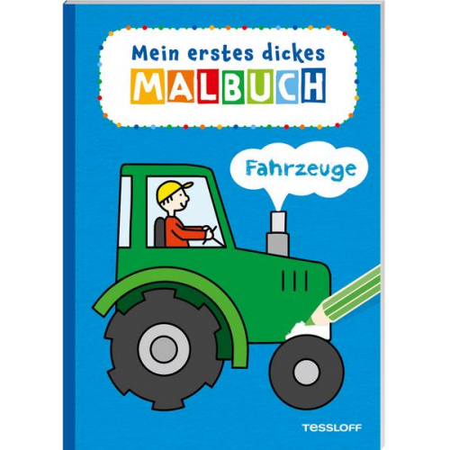 Mein erstes dickes Malbuch. Fahrzeuge