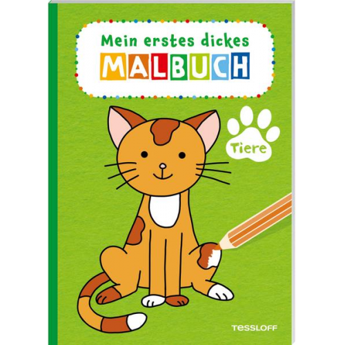 Mein erstes dickes Malbuch. Tiere