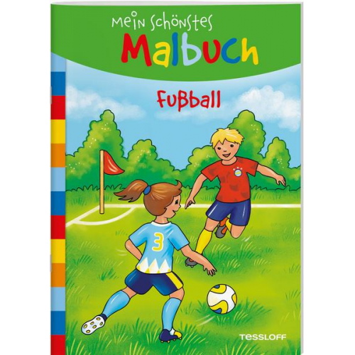 Mein schönstes Malbuch. Fußball