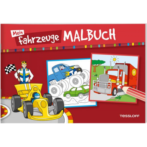 Mein Fahrzeuge-Malbuch