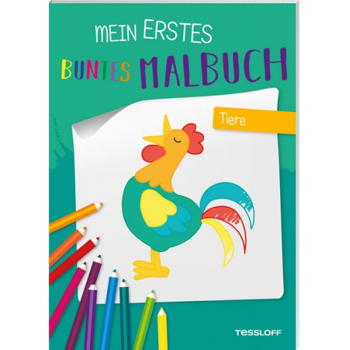 Mein erstes buntes Malbuch. Tiere