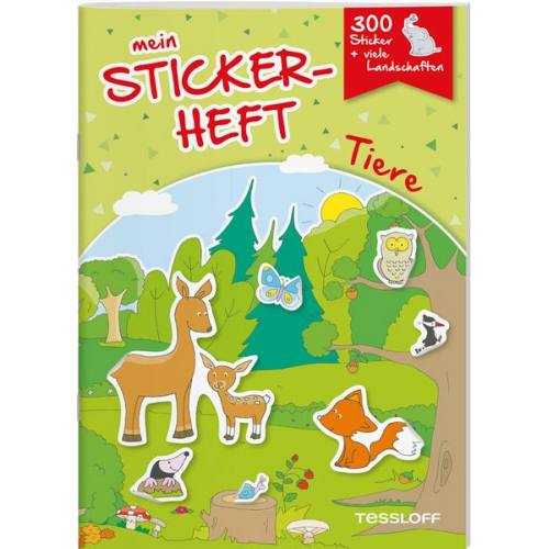 Elisabeth Kiefmann - Mein Stickerheft. Tiere