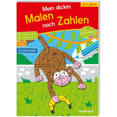 Mein dickes Malen nach Zahlen. Ab 8 Jahren