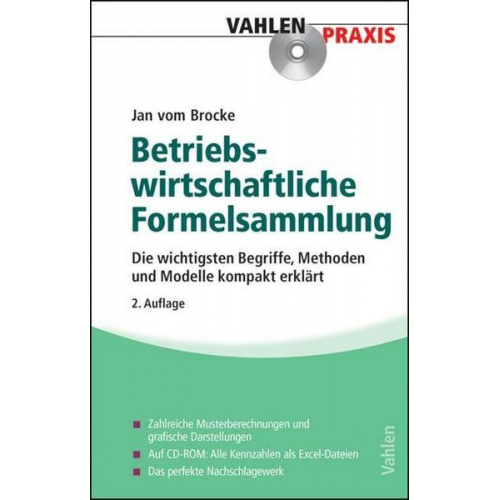 Jan vom Brocke - Formelsammlung zur Betriebswirtschaftslehre