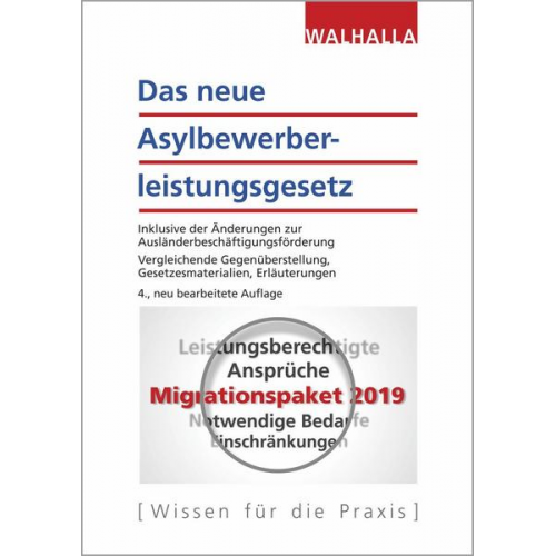 Walhalla Fachredaktion & Anja Lederer - Das neue Asylbewerberleistungsgesetz