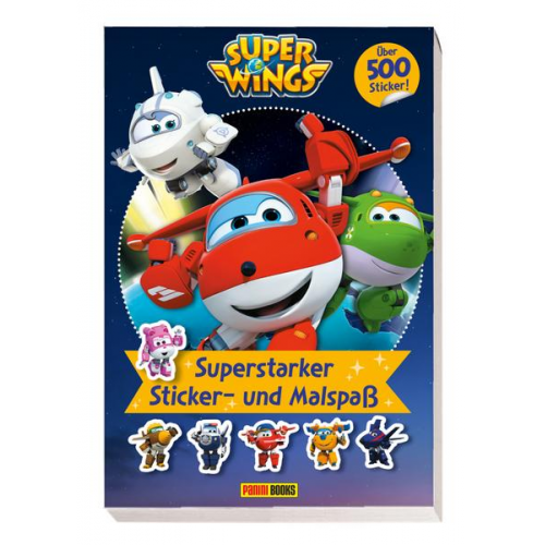 121744 - Super Wings: Superstarker Sticker- und Malspaß