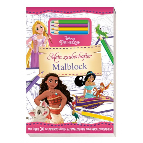 Panini - Disney Prinzessin: Mein zauberhafter Malblock