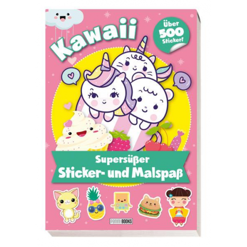 Panini - Kawaii: Supersüßer Sticker- und Malspaß