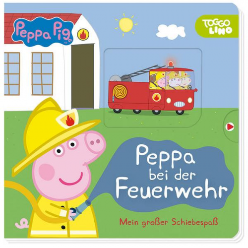 Panini - Peppa Pig: Peppa bei der Feuerwehr: Mein großer Schiebespaß