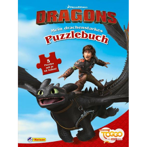 DreamWorks Dragons: DreamWorks Dragons 'Auf zu neuen Ufern': Mein drachenstarkes Puzzlebuch