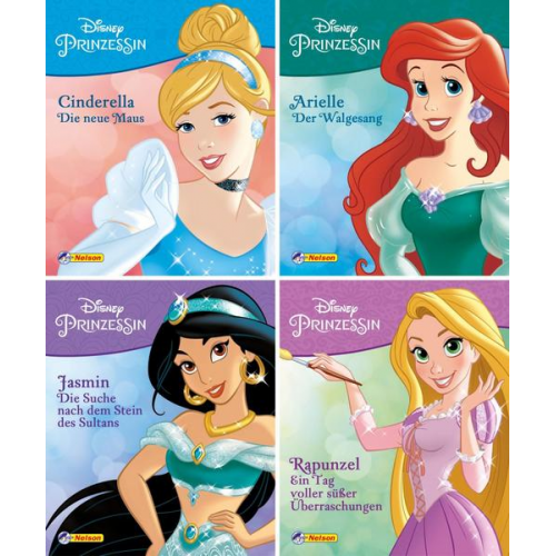 Nelson Mini-Bücher: 4er Disney Prinzessin 5-8