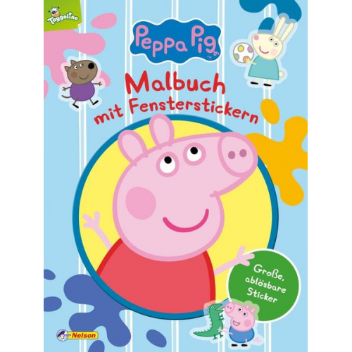 99408 - Peppa Pig: Malbuch mit Fensterstickern