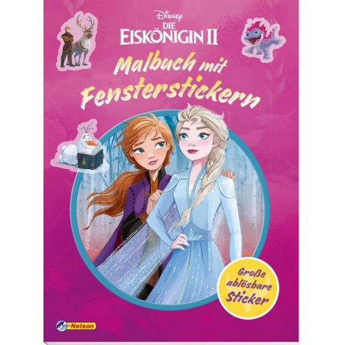 119722 - Disney Die Eiskönigin 2: Malbuch mit Fensterstickern