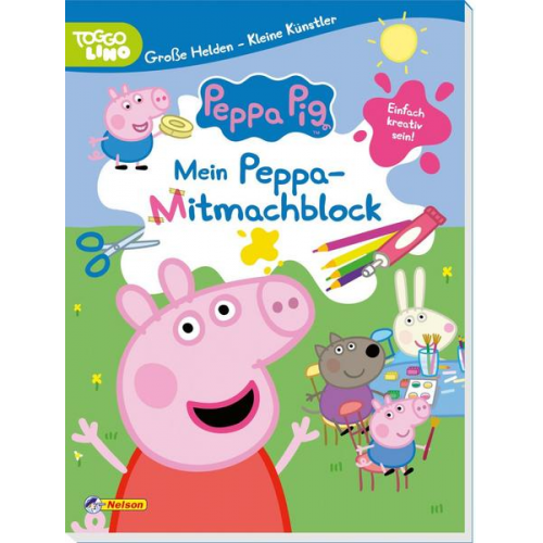 Peppa: Große Helden - Kleine Künstler: Mein Peppa-Mitmachblock