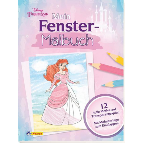 74575 - Disney Prinzessin: Mein Fenstermalbuch