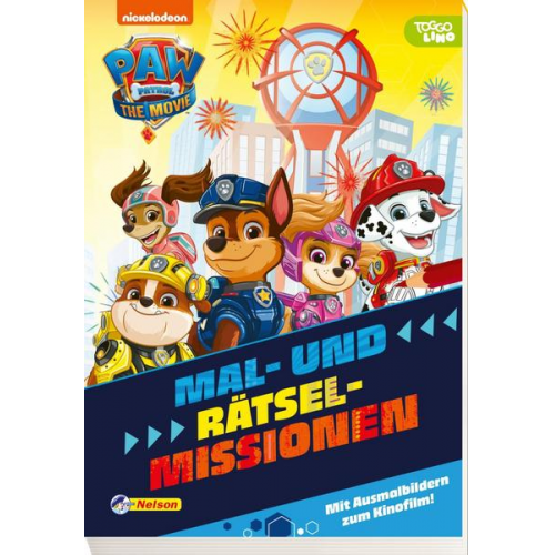 PAW Patrol - Der Kinofilm: Mal- und Rätselblock