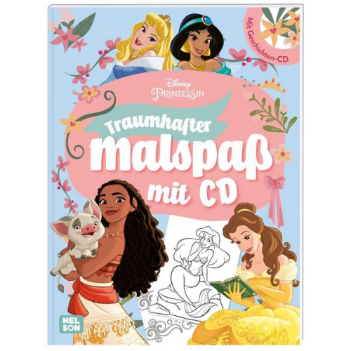 Disney Prinzessin: Traumhafter Malspaß mit CD