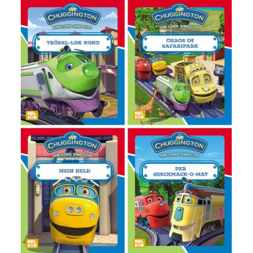 Nelson Mini-Bücher: 4er Chuggington 1-4