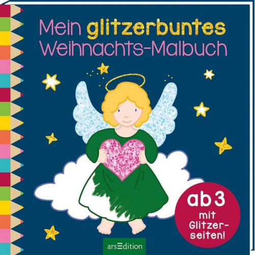 Corina Beurenmeister - Mein glitzerbuntes Weihnachts-Malbuch