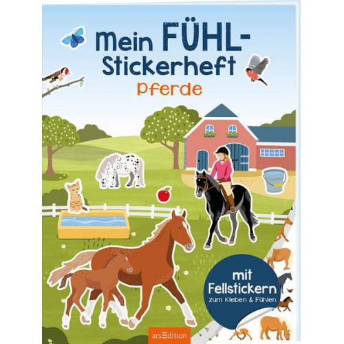 Mein Fühl-Stickerheft – Pferde