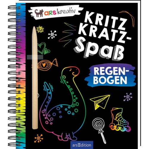 Kritzkratz-Spaß Regenbogen