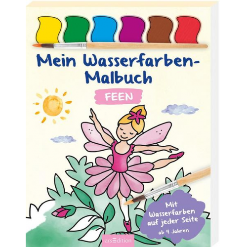 Mein Wasserfarben-Malbuch Feen