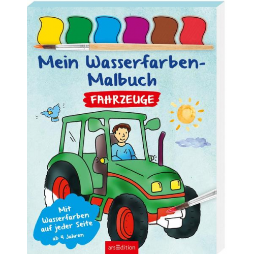 125259 - Mein Wasserfarben-Malbuch Fahrzeuge