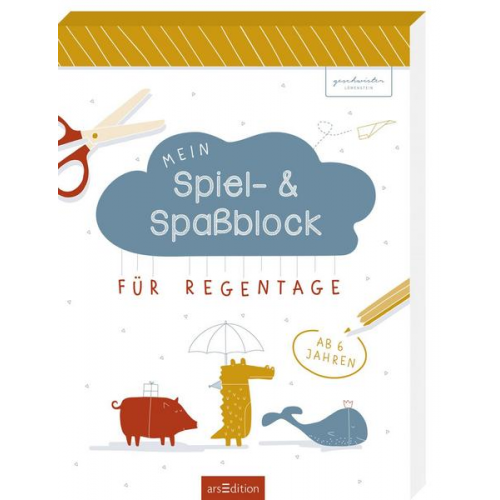 Anne und Ruth Löwenstein - Mein Spiel- & Spaßblock für Regentage