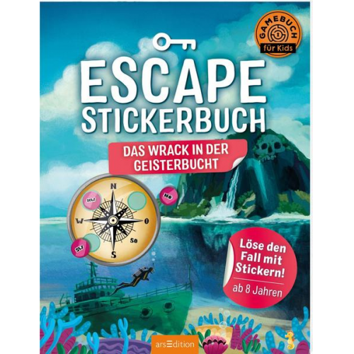 65495 - Escape-Stickerbuch – Das Wrack in der Geisterbucht